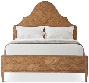 Theodore Alexander Nova Bed Queen / Dawn – angle view