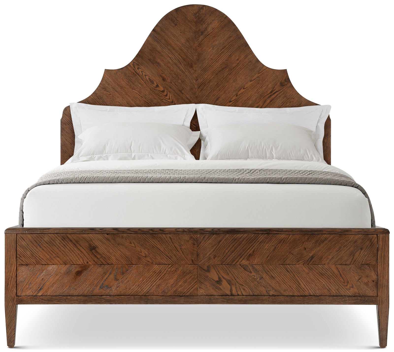 Theodore Alexander Nova Bed Queen / Dusk – side view