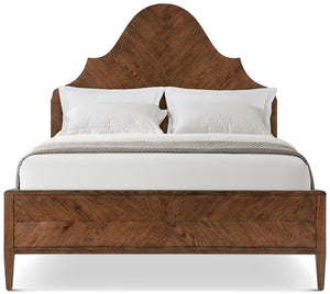 Theodore Alexander Nova Bed Queen / Dusk – side view