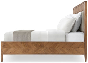 Theodore Alexander Nova Bed II King / Dawn – angle view