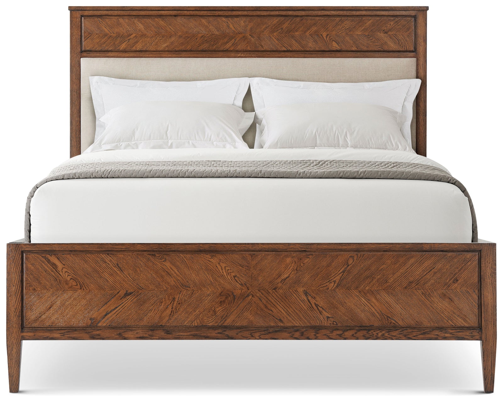 Theodore Alexander Nova Bed II King / Dusk – side view