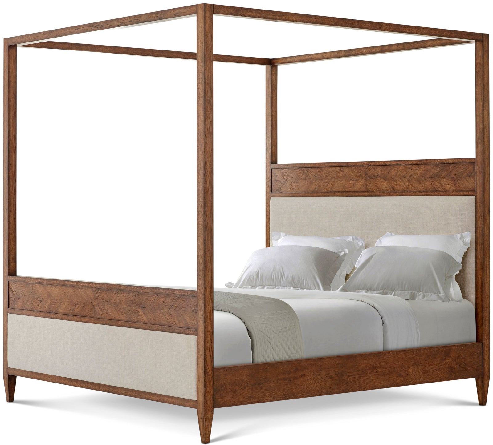Theodore Alexander Nova Canopy Bed King / Dusk – front view