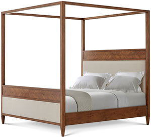 Theodore Alexander Nova Canopy Bed King / Dusk – front view