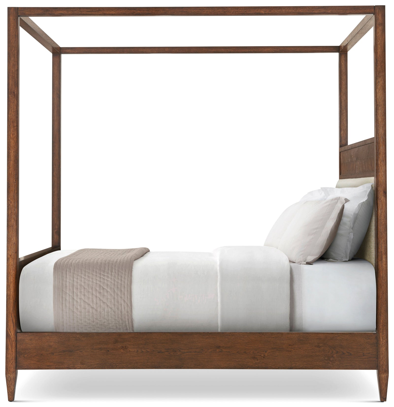 Theodore Alexander Nova Canopy Bed King / Dusk – side view