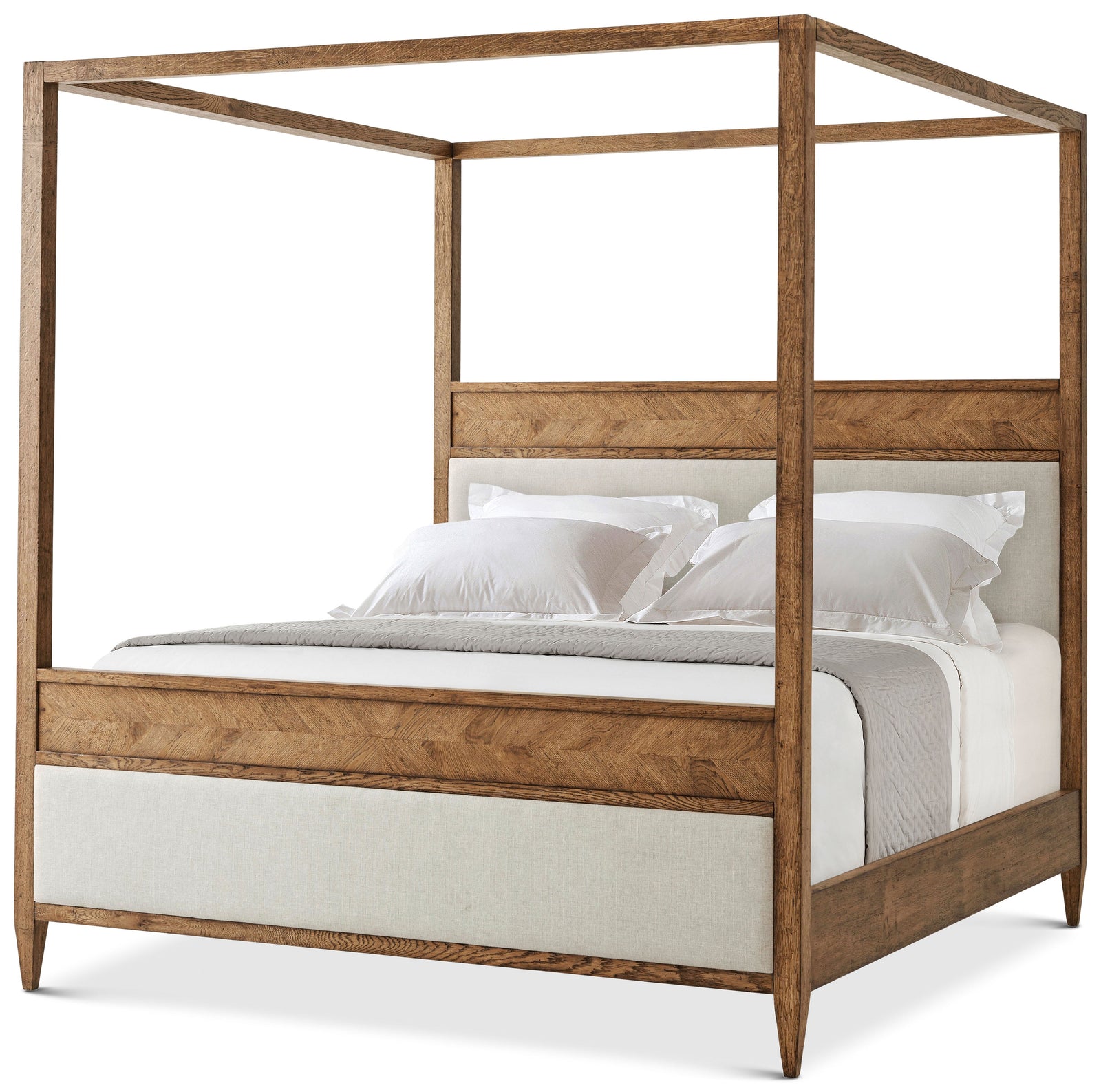 Theodore Alexander Nova Canopy Bed California King / Dawn – front view