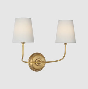 Vendome 16" Cordless Double Sconce