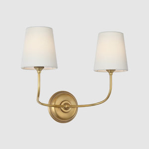 Vendome 16" Cordless Double Sconce