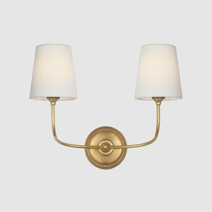 Vendome 16" Cordless Double Sconce