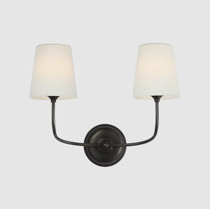 Vendome 16" Cordless Double Sconce