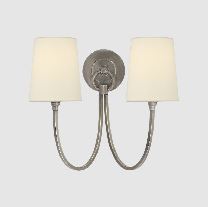Reed Double Sconce