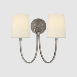 Reed Double Sconce