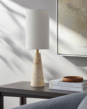 Tarnu Accent Table Lamp Cone (24" H) – room setting