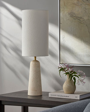 Tarnu Accent Table Lamp Cylinder (22" H) – room setting