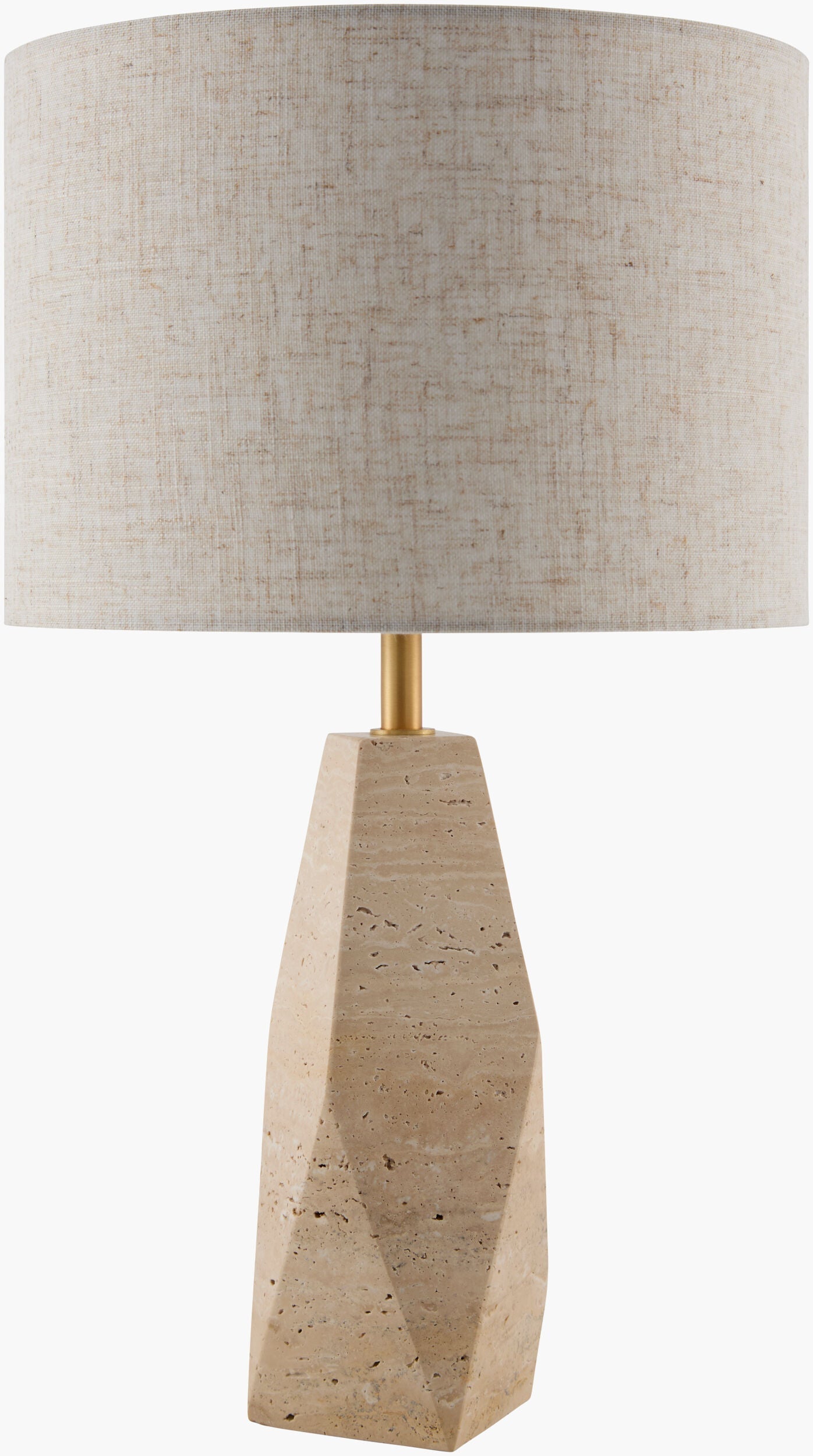 Tarnu Accent Table Lamp Faceted (20" H) – profile view