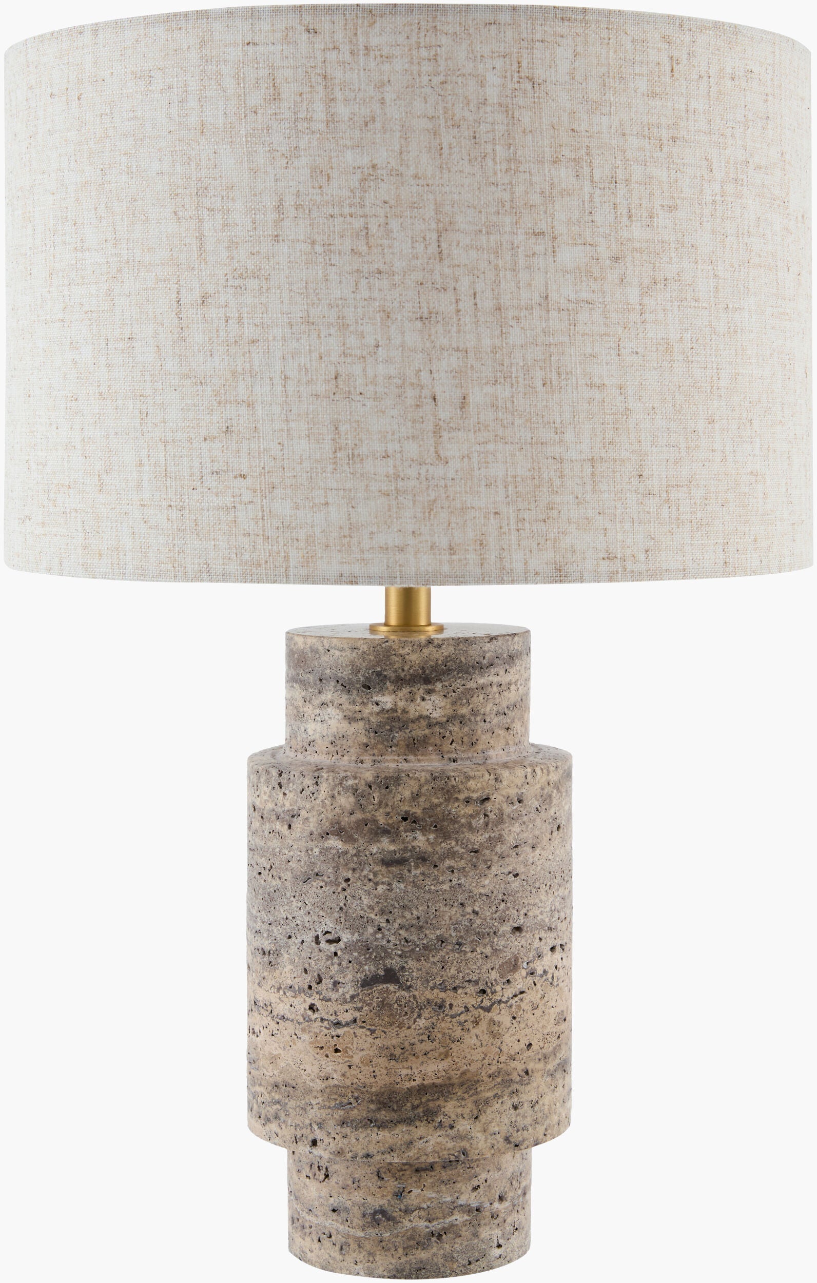 Taven Accent Table Lamp Gray – front view