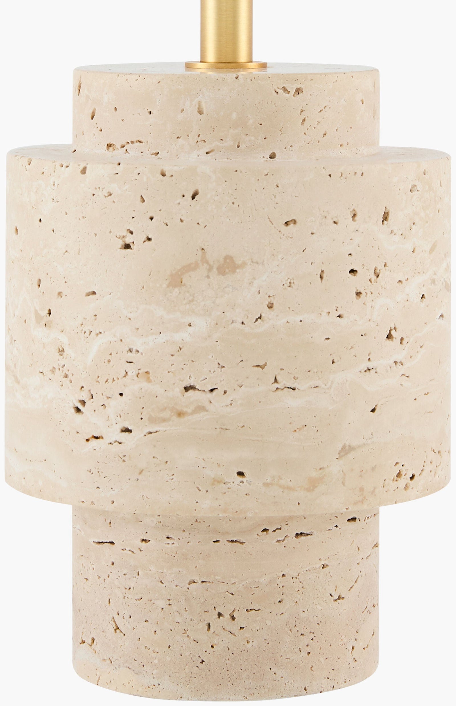 Taven Accent Table Lamp Beige – detail
