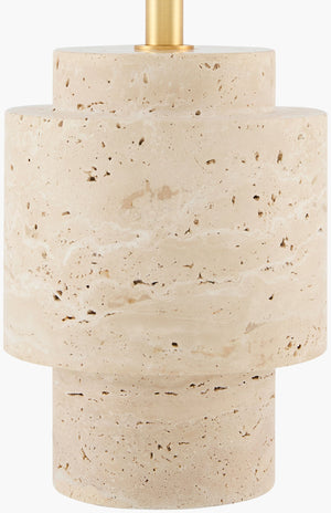 Taven Accent Table Lamp Beige – detail