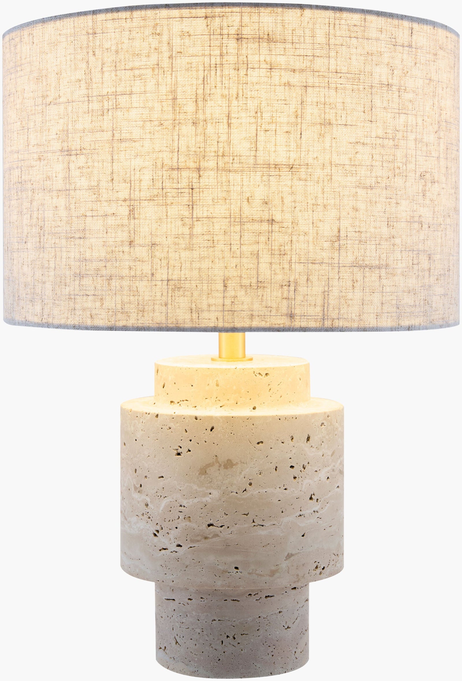 Taven Accent Table Lamp Beige – detail