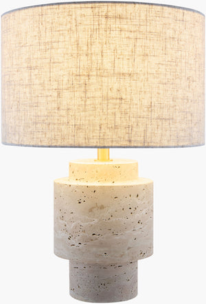 Taven Accent Table Lamp Beige – detail