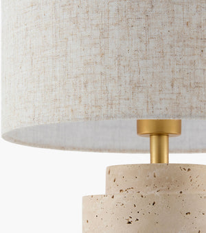 Taven Accent Table Lamp Beige – detail