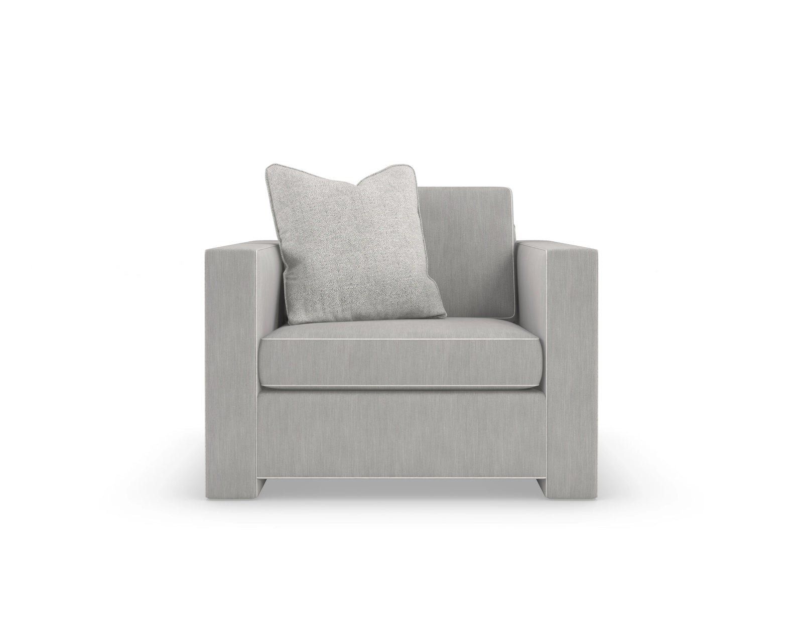 Caracole Welt Played Accent Chair – angle view