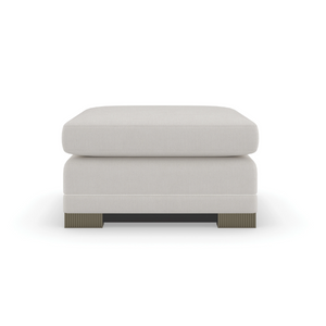 Caracole Deep Retreat Ottoman – front view