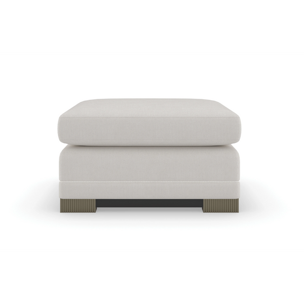 Caracole Deep Retreat Ottoman – front view