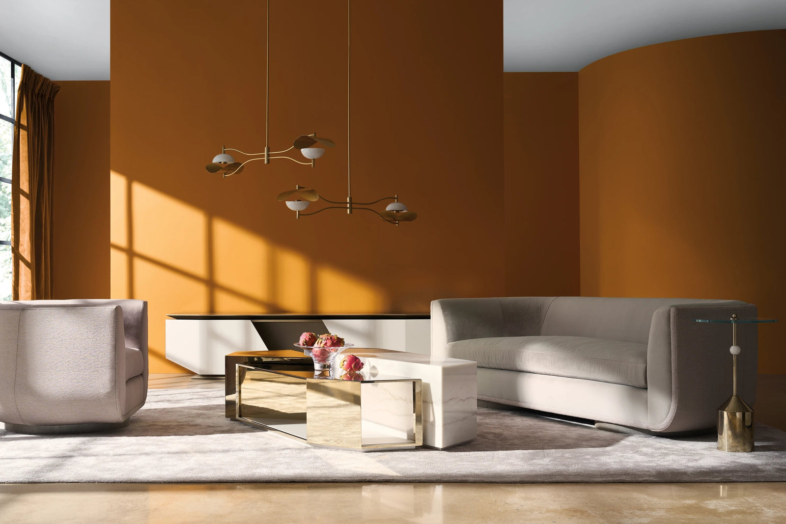 Caracole Clipper Sofa – angle view