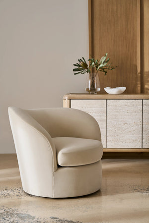 Caracole Quasi Swivel Chair – top view