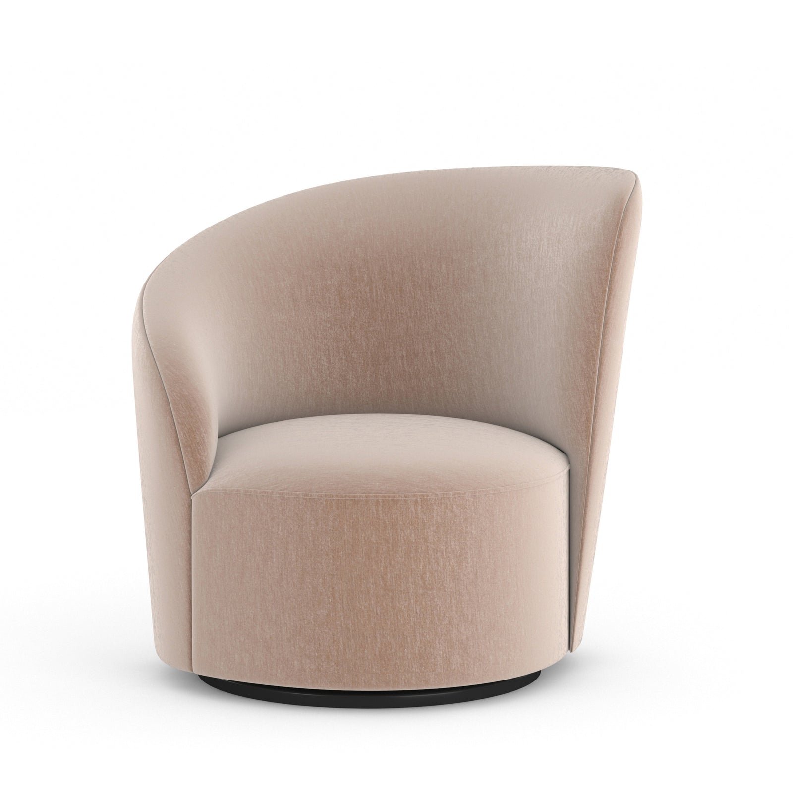 Caracole Whorl Swivel Chair – front view