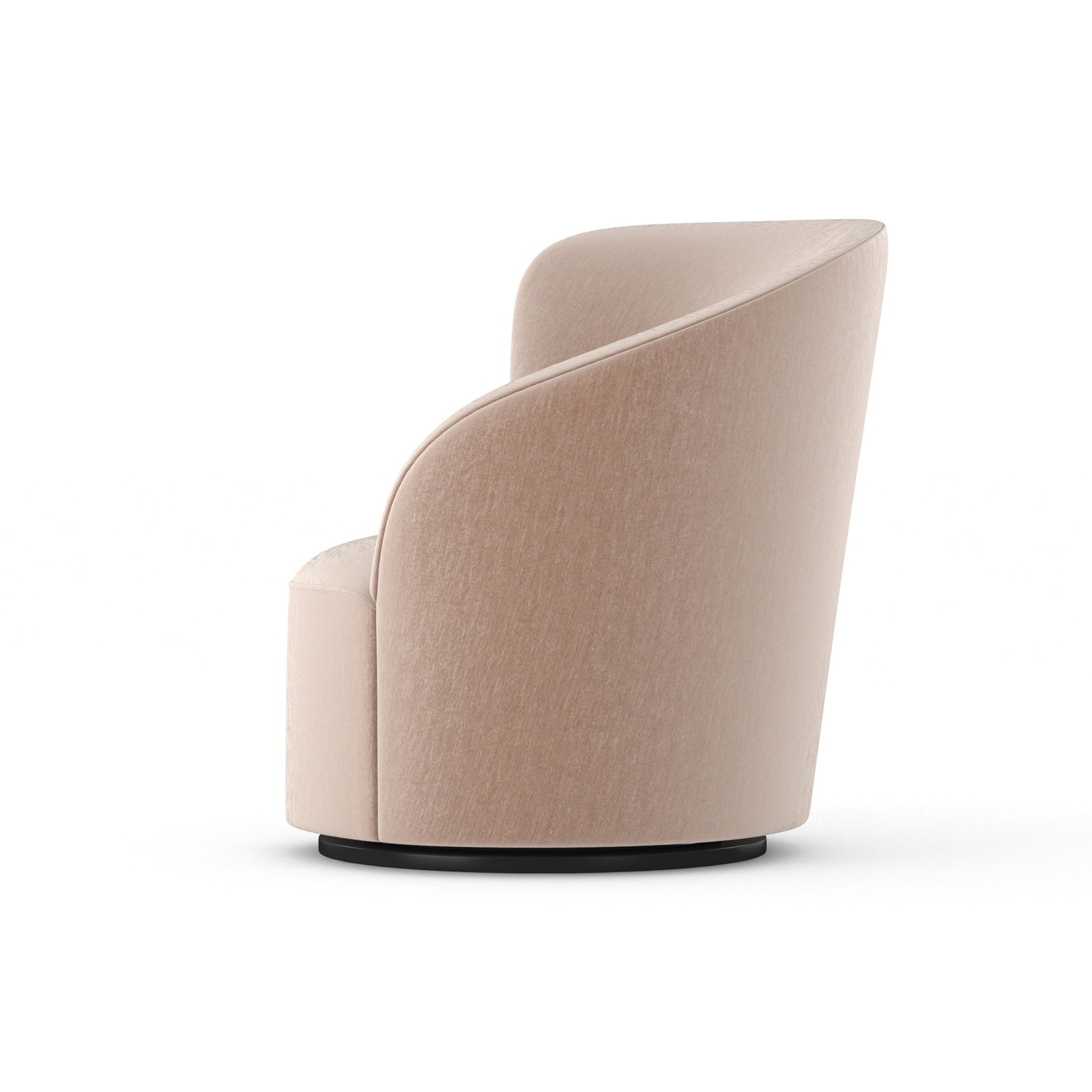 Caracole Whorl Swivel Chair – front view