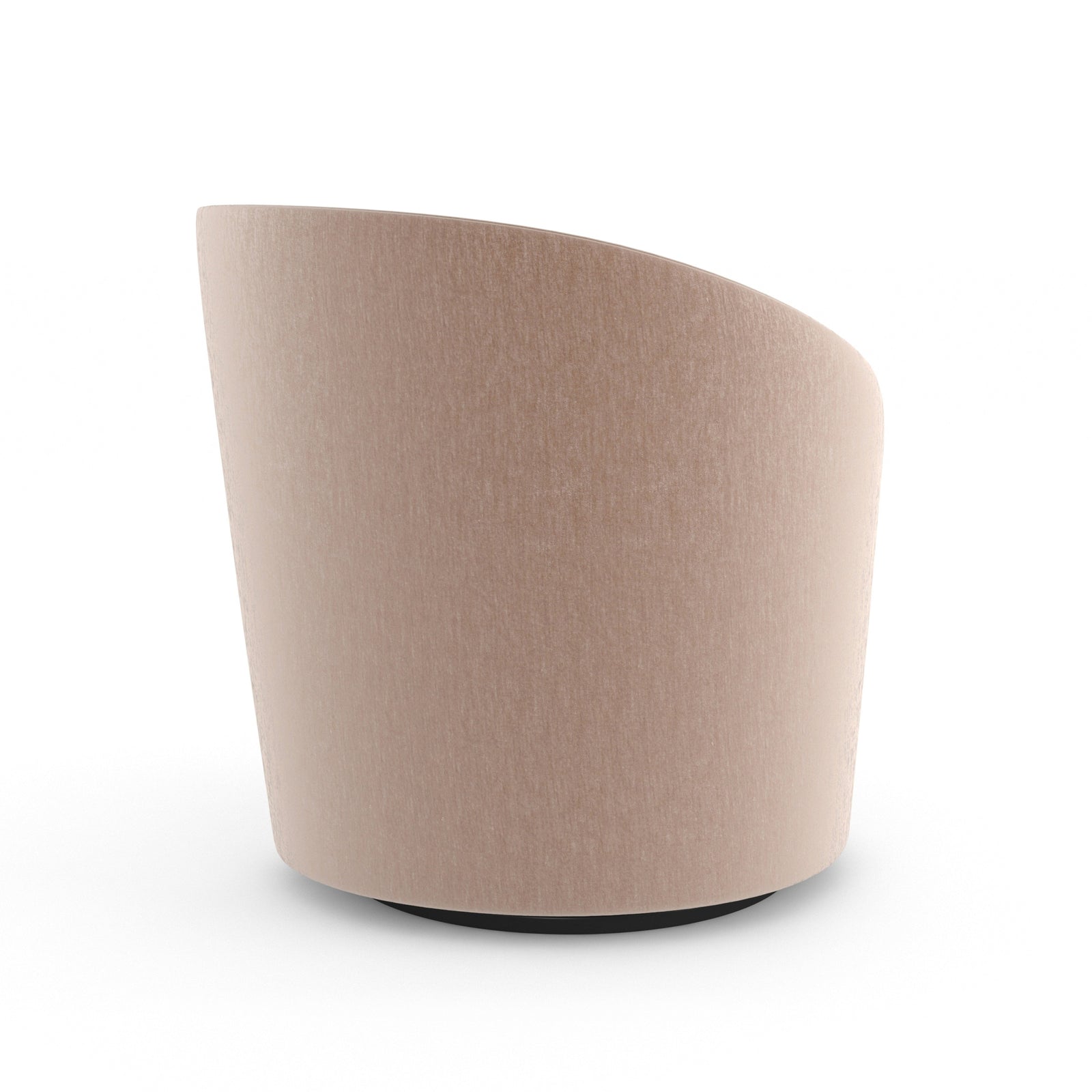 Caracole Whorl Swivel Chair – angle view
