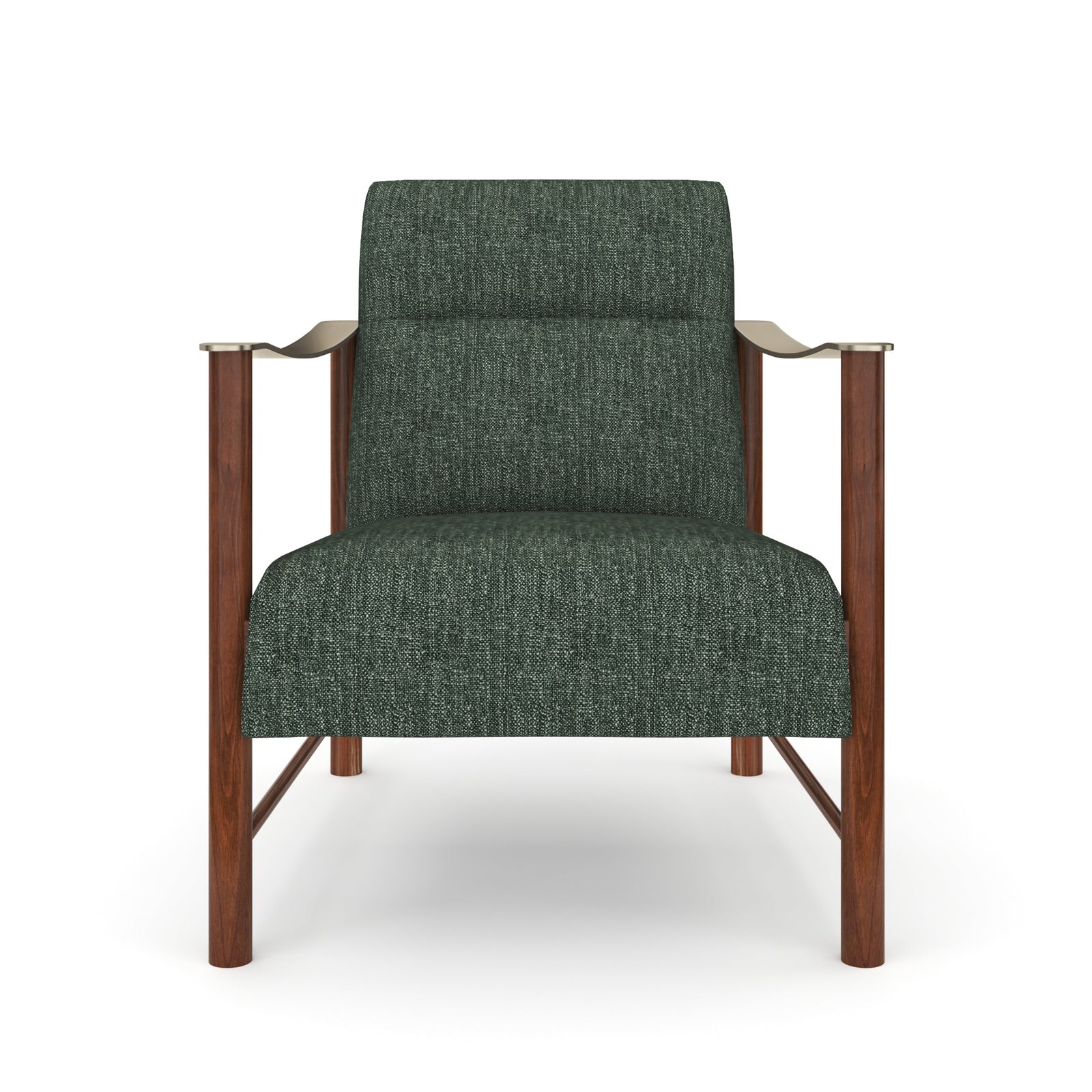Caracole Slant Accent Chair – front view