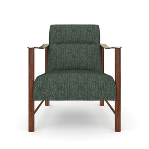 Caracole Slant Accent Chair – front view