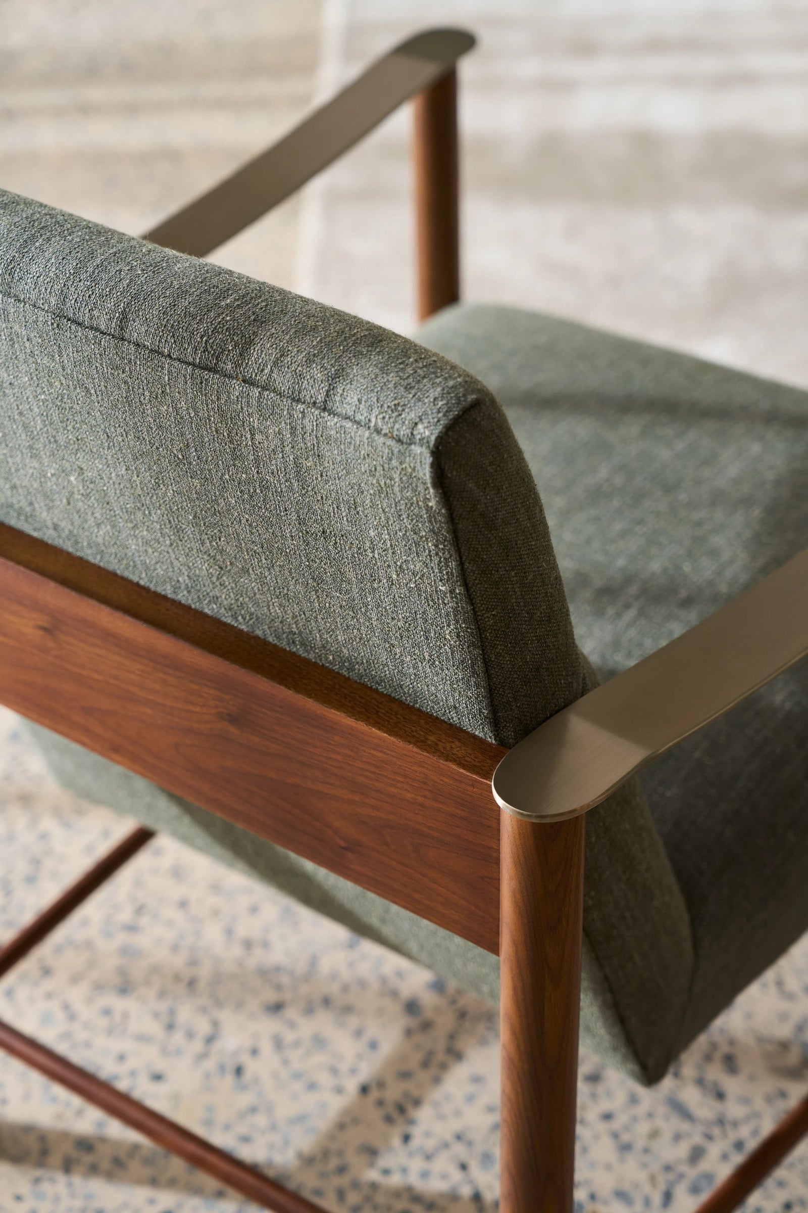 Caracole Slant Accent Chair – angle view