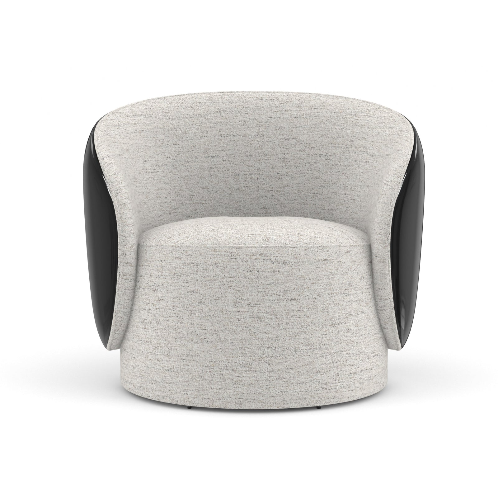 Caracole Cuff Swivel Chair – front view