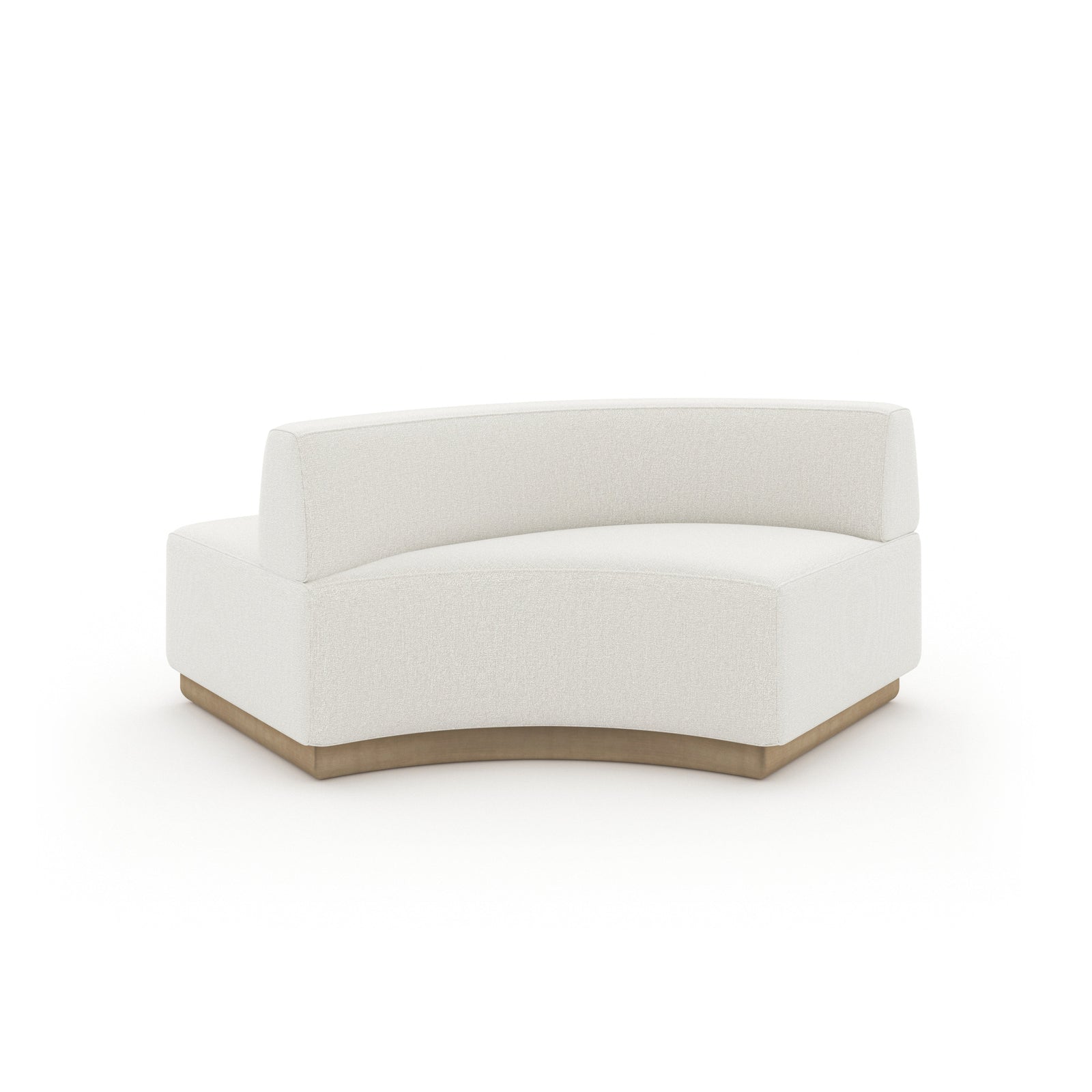 Caracole Crescent Sectional Components – front view