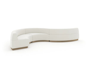 Caracole Crescent Sectional Components – angle view