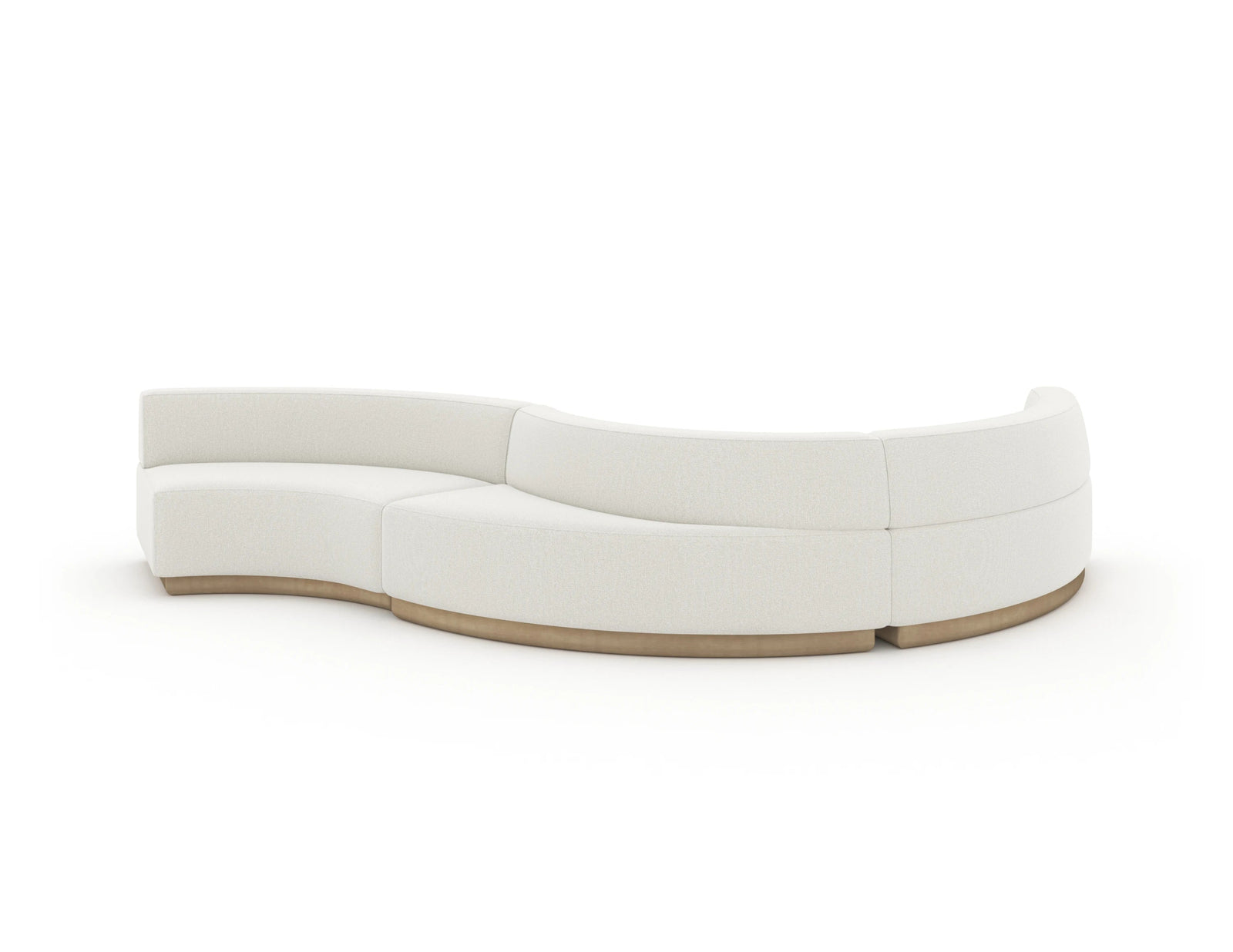 Caracole Crescent Sectional Components – side view