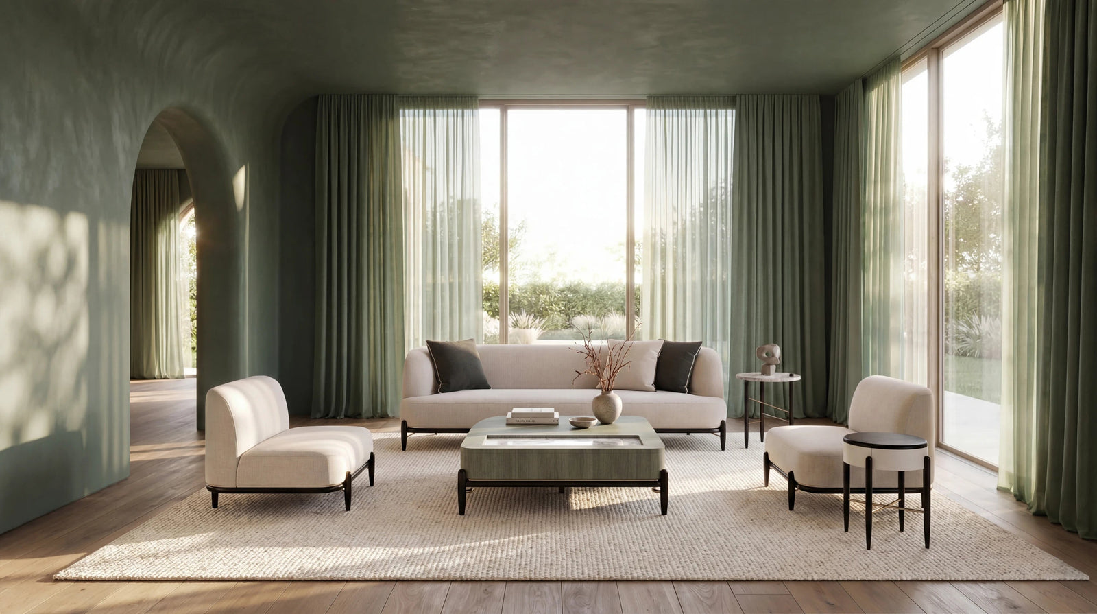 Caracole Madera Sofa – angle view