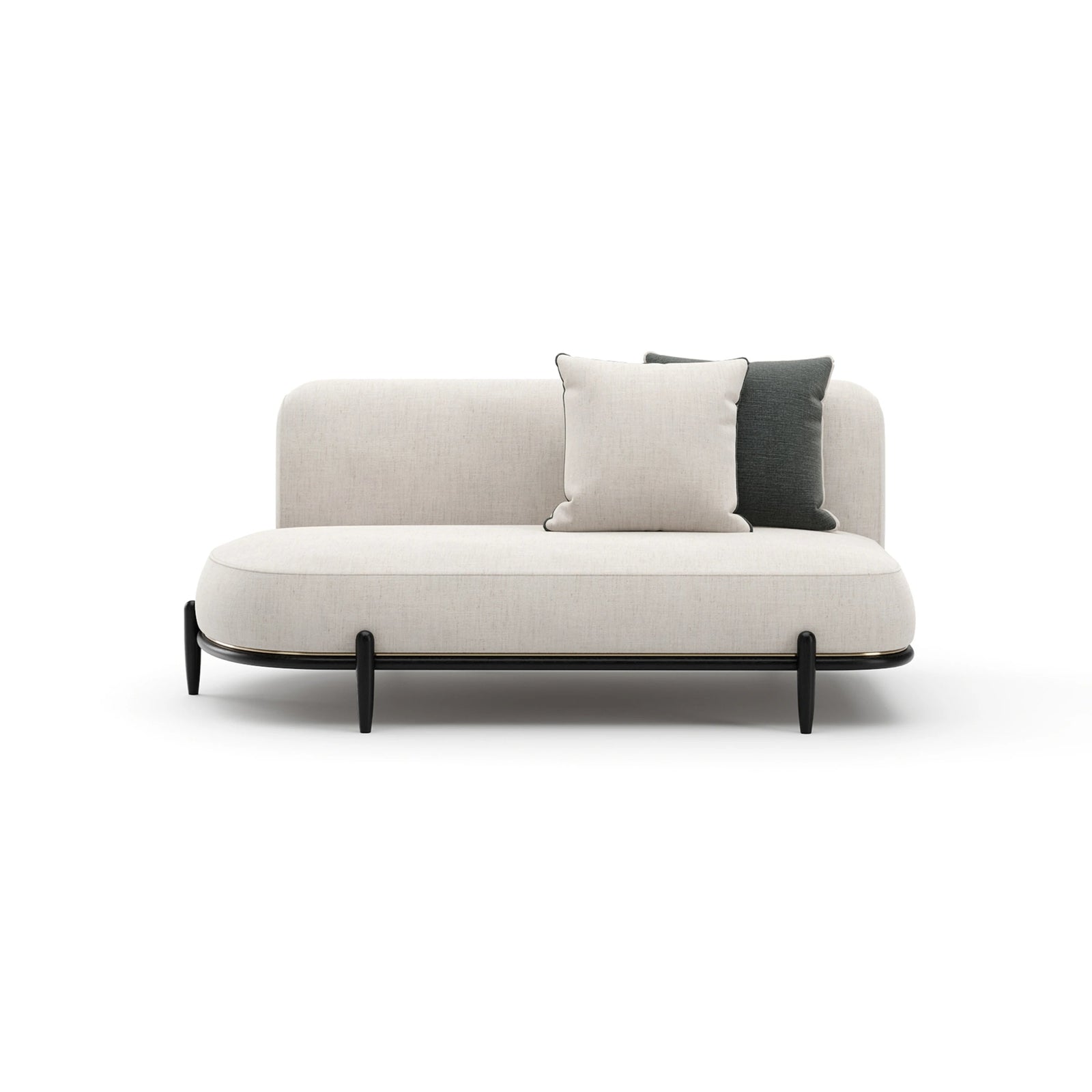 Caracole Madera Sectional Components – front view