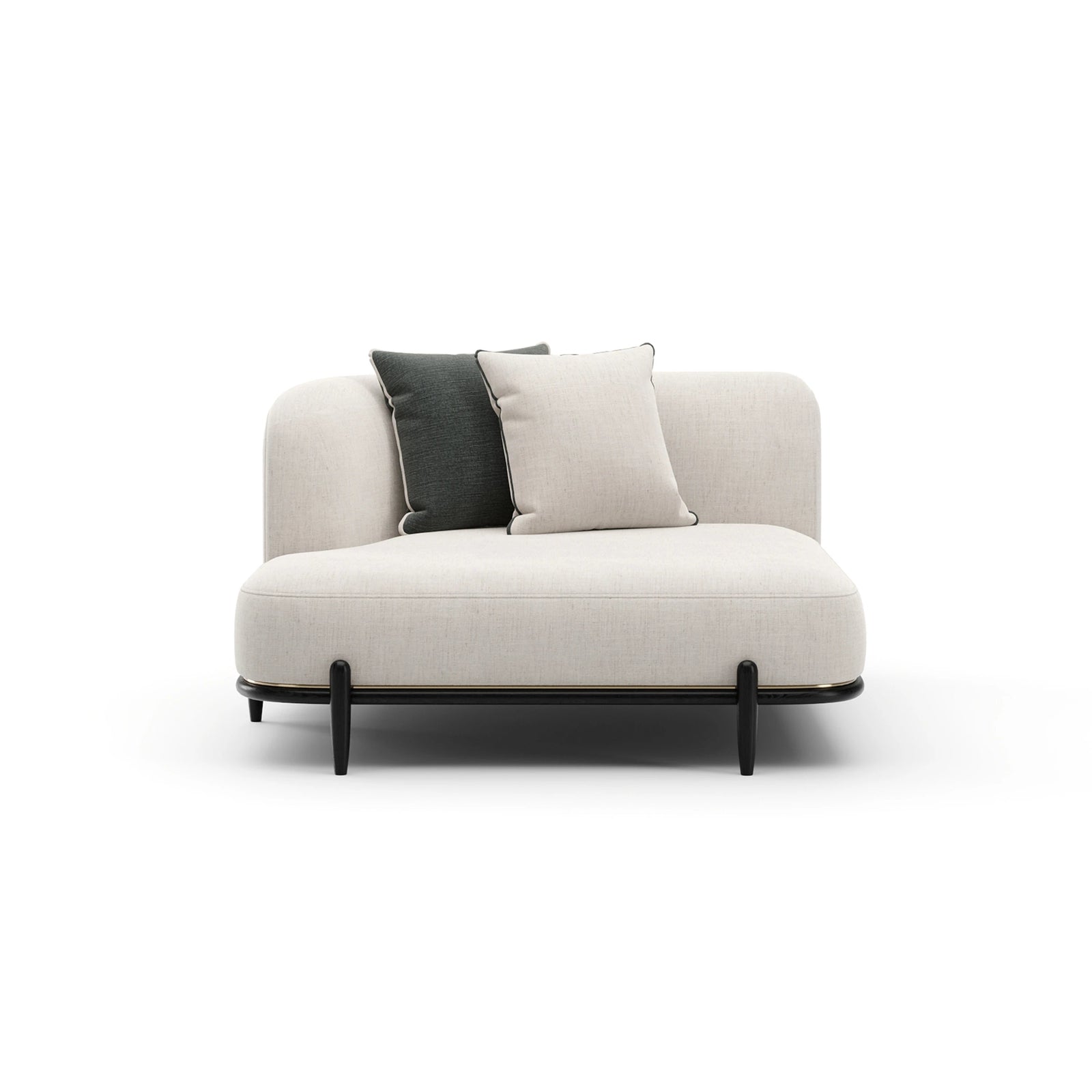 Caracole Madera Sectional Components – front view
