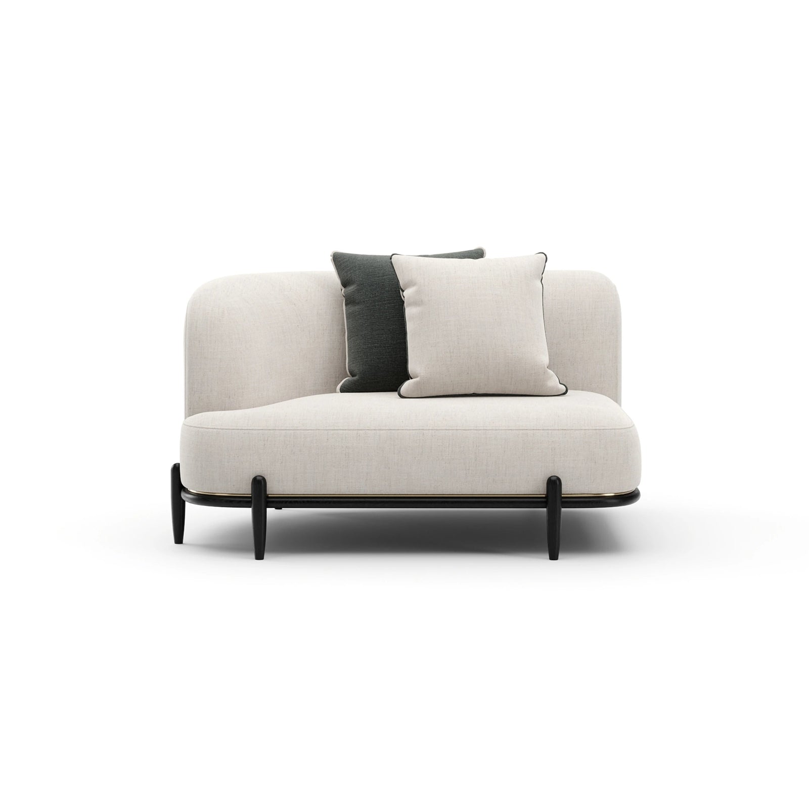 Caracole Madera Sectional Components – front view