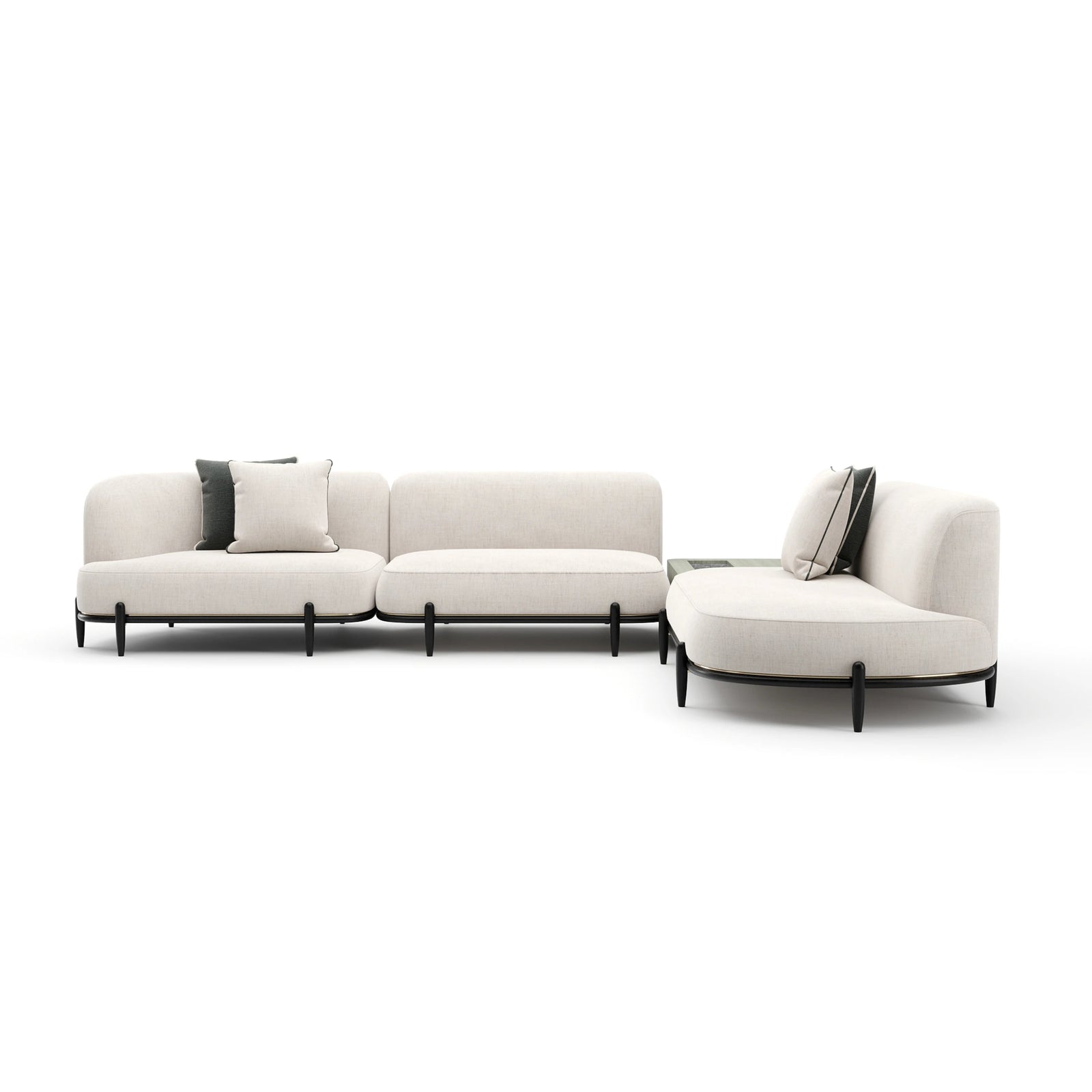 Caracole Madera Sectional – front view