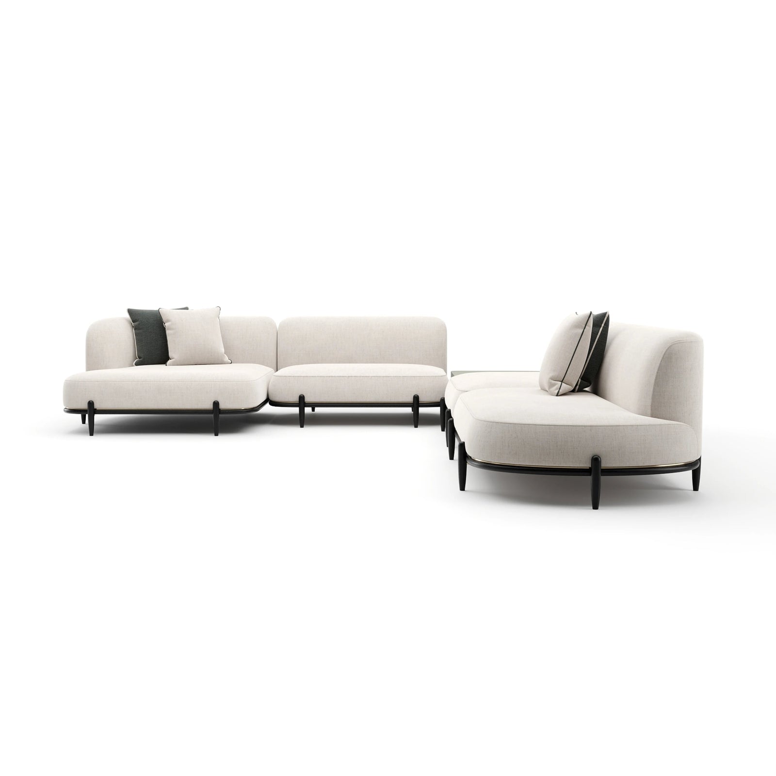 Caracole Madera Sectional – front view
