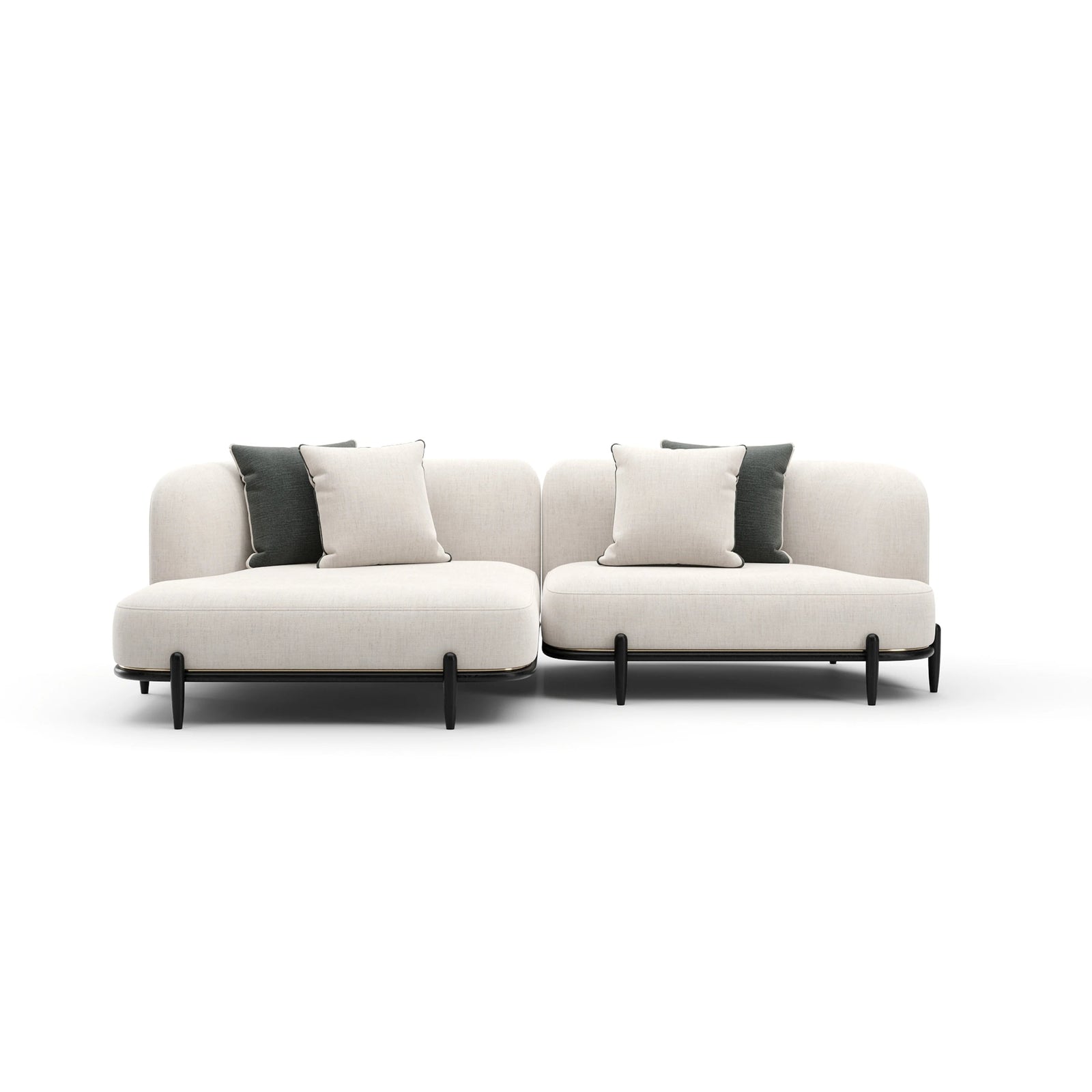 Caracole Madera Sectional – front view