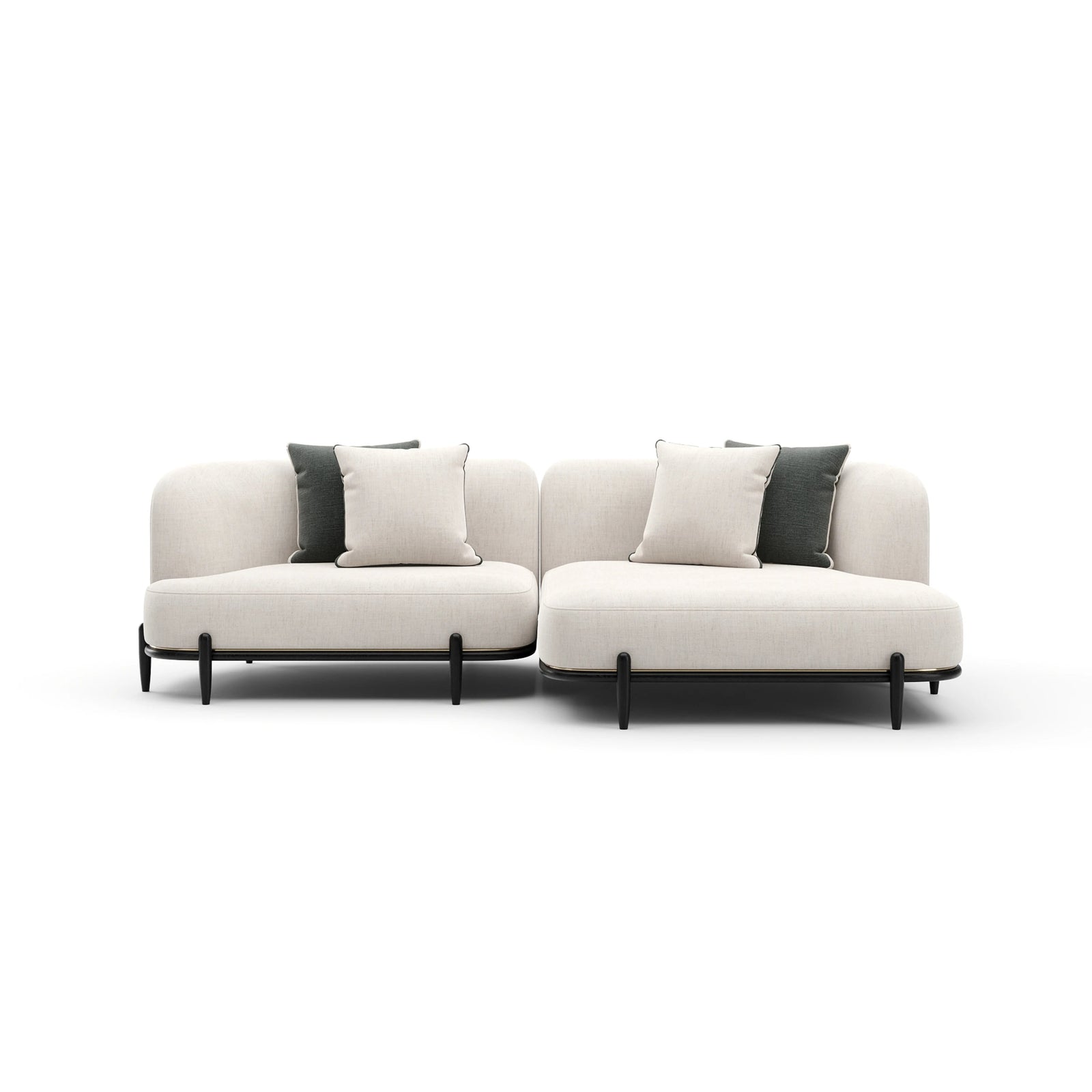 Caracole Madera Sectional – front view