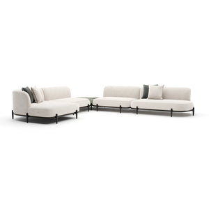 Caracole Madera Sectional – room setting