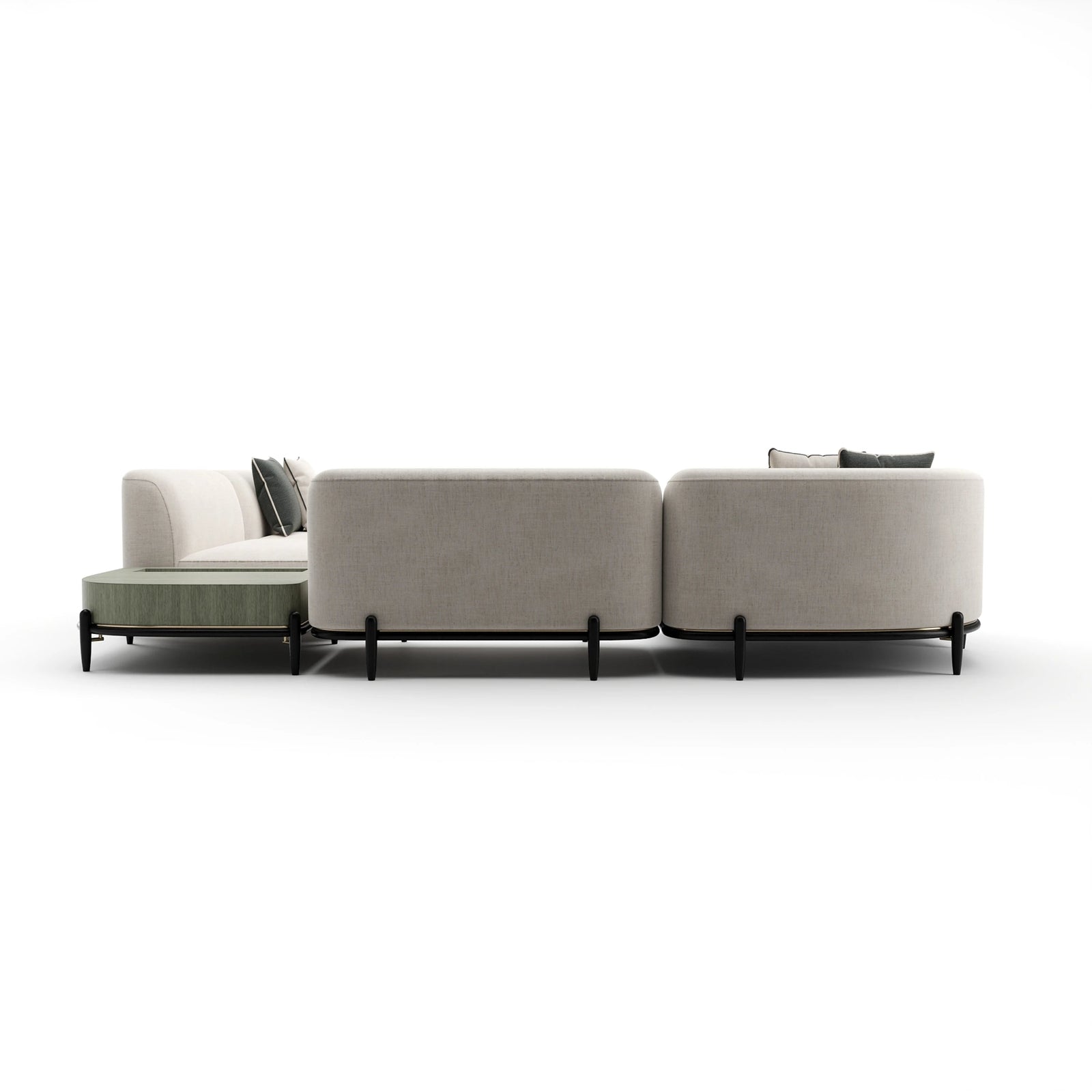 Caracole Madera Sectional – top view