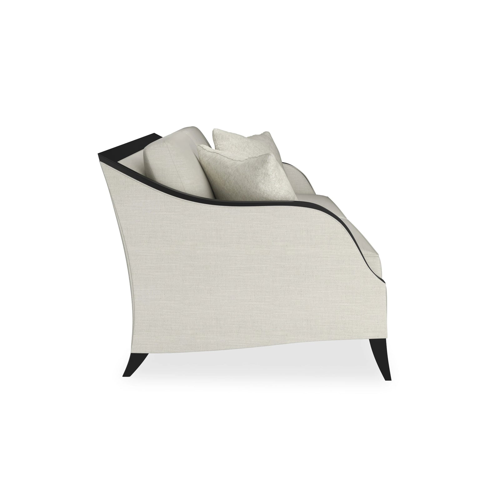 Caracole Pitch Perfect Sofa – side view